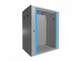 455653 Extralink Szafa rack 15U 600x450mm szara wisząca 