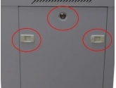 455660 Extralink Szafa rack 15U 600x450mm szara wisząca 