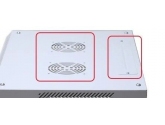 455661 Extralink Szafa rack 15U 600x450mm szara wisząca 