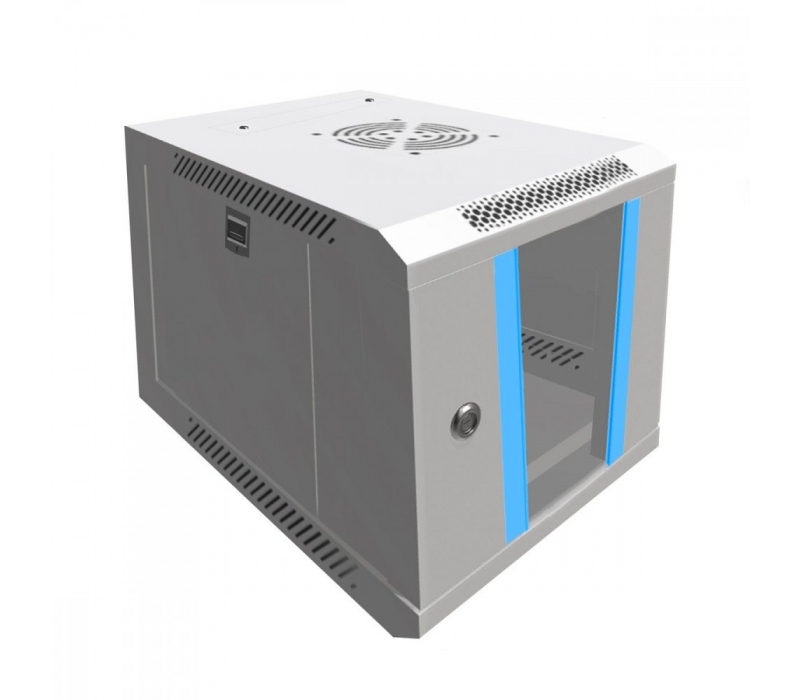 455672 Extralink Szafa rack 4U 10 cali szara wisząca