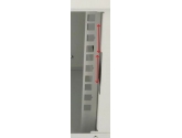 455682 Extralink Szafa rack 4U 10 cali szara wisząca