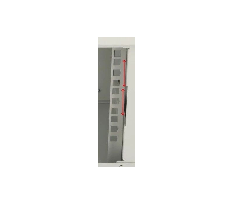 455682 Extralink Szafa rack 4U 10 cali szara wisząca