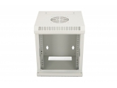455692 Extralink Szafa rack 6U 10 cali szara wisząca 
