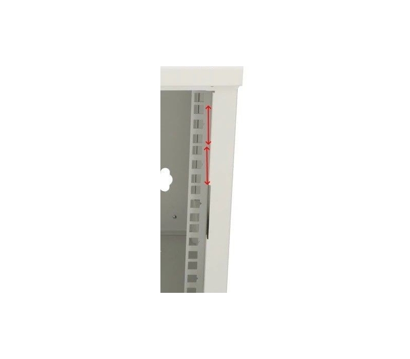 455695 Extralink Szafa rack 6U 10 cali szara wisząca 