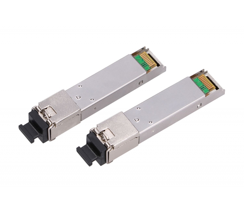 455905 Extralink SFP 1.25G | Moduł SFP WDM | 1,25Gbps, 1310/1550nm, single mode, 3km, SC, DOM, para