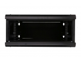 455924 Extralink Szafka wisząca rack 4U 600x600 czarna szklane drzwi