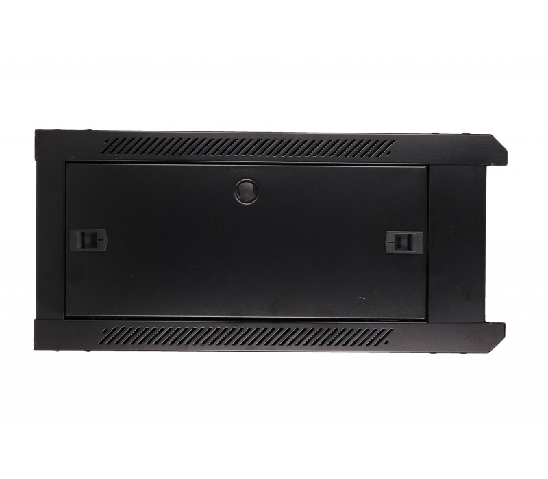455926 Extralink Szafka wisząca rack 4U 600x600 czarna szklane drzwi