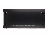 455929 Extralink Szafka wisząca rack 4U 600x600 czarna szklane drzwi