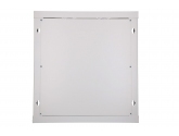 455985 Extralink Szafka wisząca rack 12U 600x450 szara szklane drzwi 