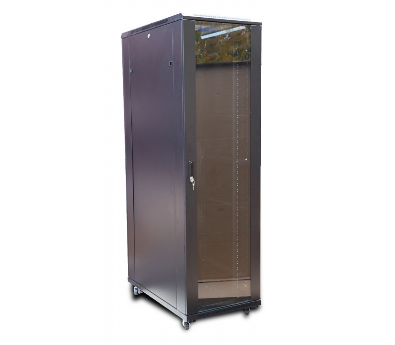 456050 Extralink Szafa rack 42U 600x1000mm stojąca czarna
