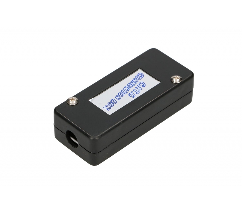 456062 Extralink CAT6 UTP | Puszka połączeniowa | beczka, złączka, czarna