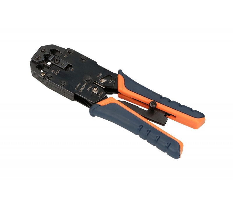 456071 Extralink Zaciskarka 4P+6P+8P RJ45 