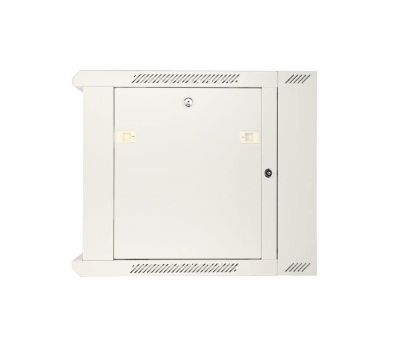 456188 Extralink Szafka wisząca rack 9U 600x600 szara dwusekcyjna 