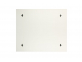 456189 Extralink Szafka wisząca rack 9U 600x600 szara dwusekcyjna 