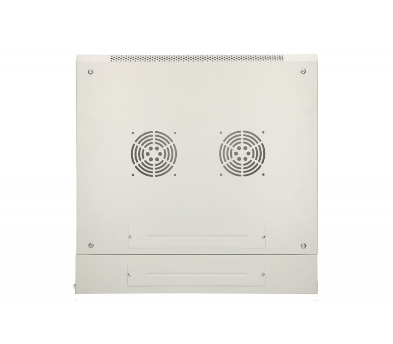 456190 Extralink Szafka wisząca rack 9U 600x600 szara dwusekcyjna 