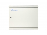 456217 Extralink Szafka wisząca rack 12U 600x600 szara metalowe drzwi 