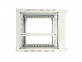 456220 Extralink Szafka wisząca rack 12U 600x600 szara metalowe drzwi 