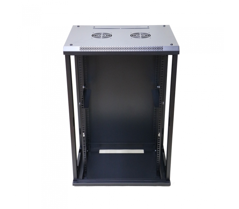 456247 Extralink Szafa rack 18U 600x450mm czarna wisząca 