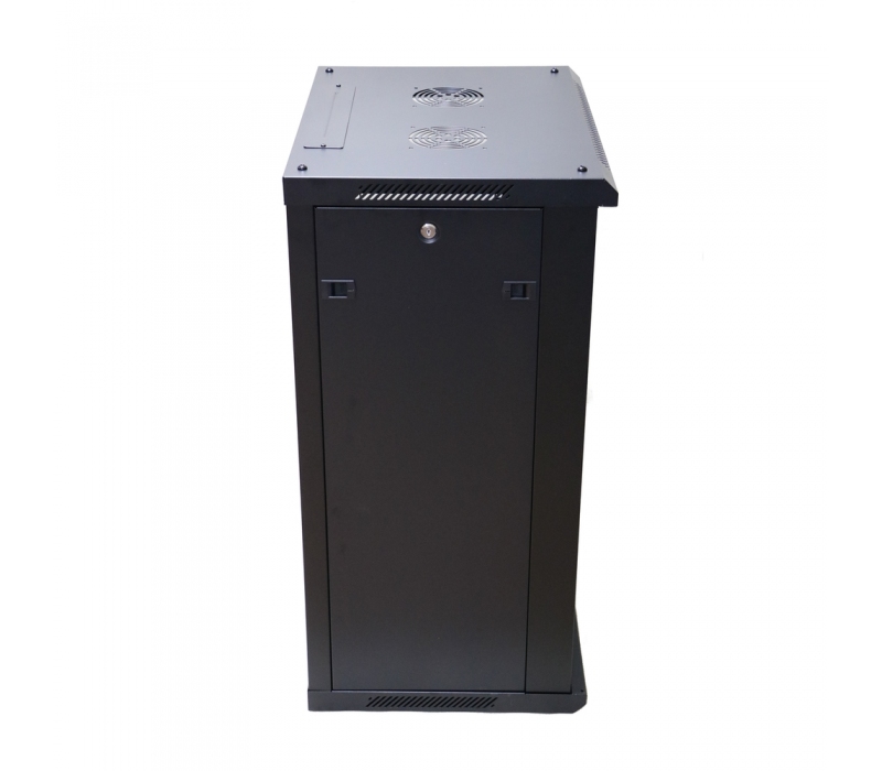 456248 Extralink Szafa rack 18U 600x450mm czarna wisząca 