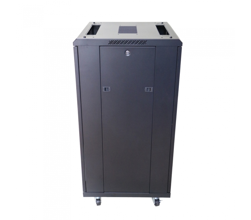 456282 Extralink Szafa rack 22U 600x800mm czarna stojąca 