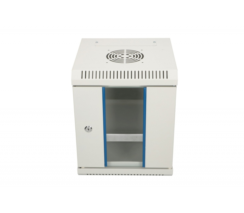 456332 Extralink Szafa rack 6U 10 cali szara wisząca 