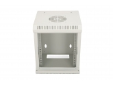 456333 Extralink Szafa rack 6U 10 cali szara wisząca 