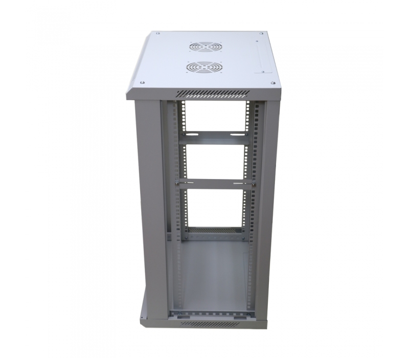 456390 Extralink Szafa rack 18U 600x600mm szara wisząca 