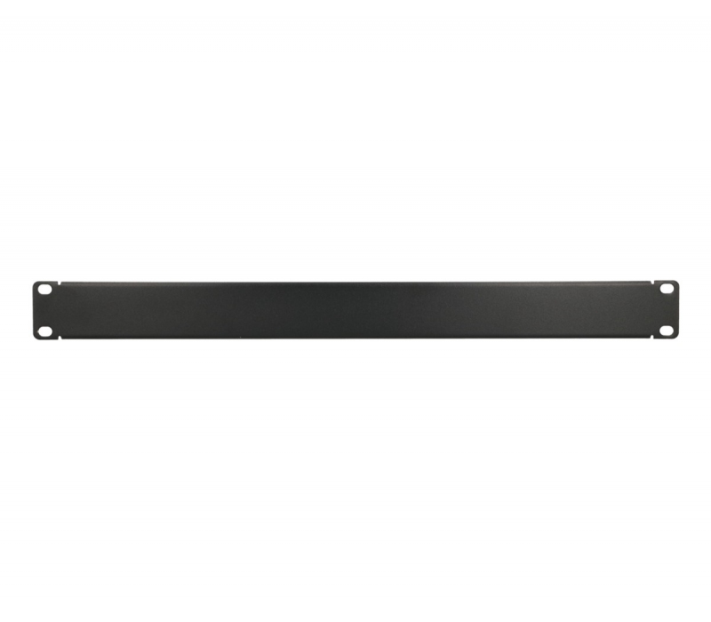 456399 Extralink 1U 19" | Panel frontowy | Czarny