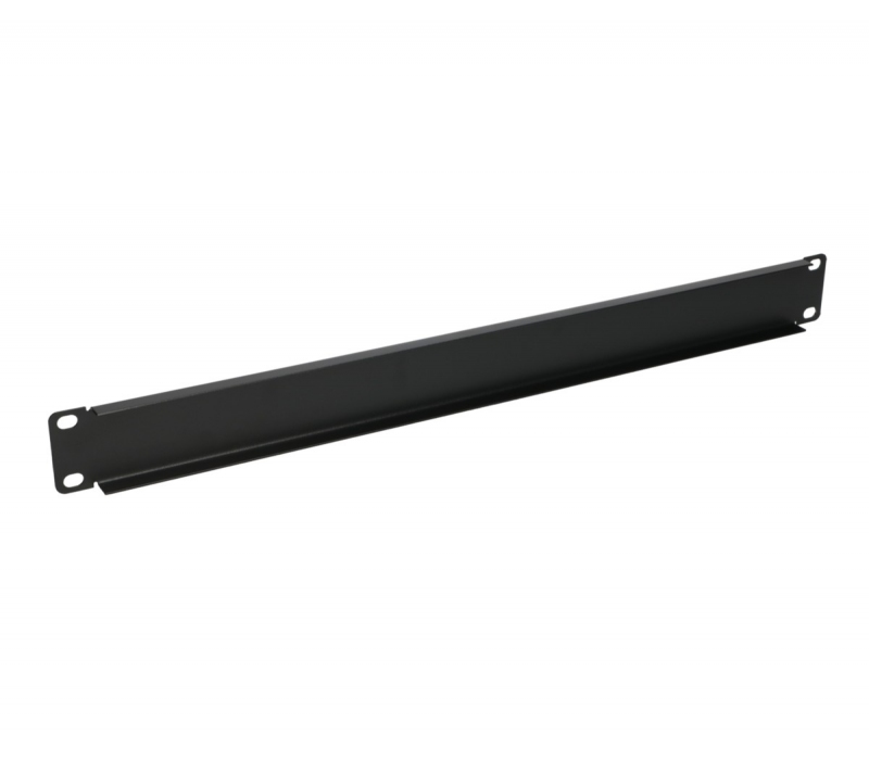 456400 Extralink 1U 19" | Panel frontowy | Czarny