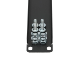 456402 Extralink 1U 19" | Panel frontowy | Czarny