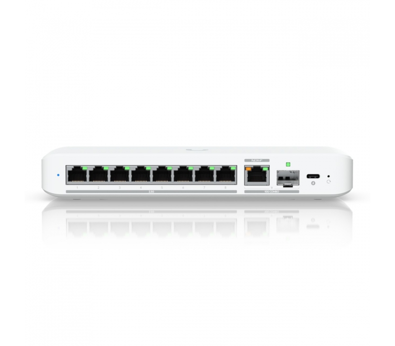 456461 UBIQUITI Ubiquiti USW-Flex-2.5G-8-EU | Switch | 8x 2.5GbE RJ45, 1x 10GbE SFP+