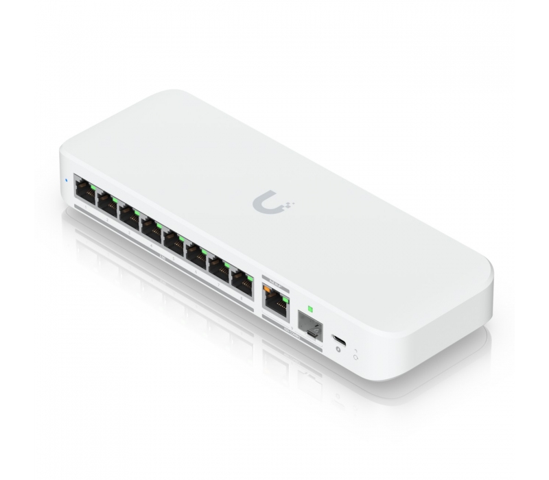 456462 UBIQUITI Ubiquiti USW-Flex-2.5G-8-EU | Switch | 8x 2.5GbE RJ45, 1x 10GbE SFP+