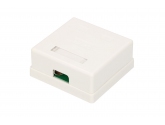 456550 Extralink Gniazdo natynkowe 2xRJ45 kat.5e STP 
