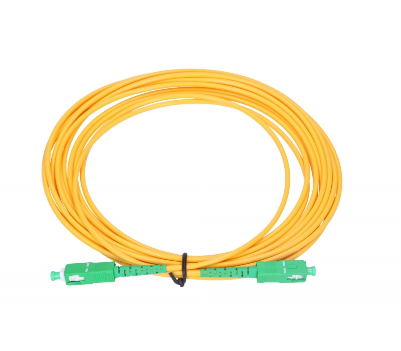 456697 Extralink SC/APC-SC/APC | Patchcord | Jednomodowy, Simplex, G.657A1, 3mm, 5m