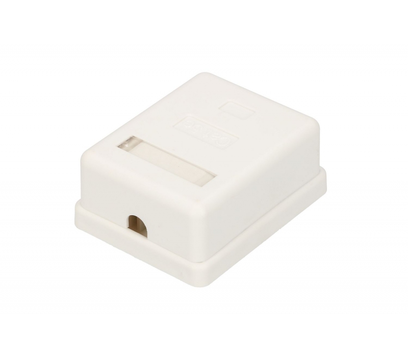 457226 Extralink Gniazdo natynkowe 1xRJ45 Kat.5e UTP