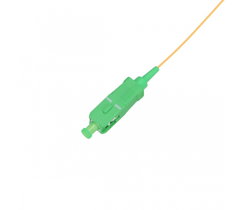 457444 Extralink SC/APC | Pigtail | Jednomodowy, 900um G.657A 1,5m, Easy strip, żółty