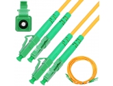 457708 Extralink LC/APC-LC/APC | Patchcord | Jednomodowy, Duplex, 9/125um, G657A, 1m