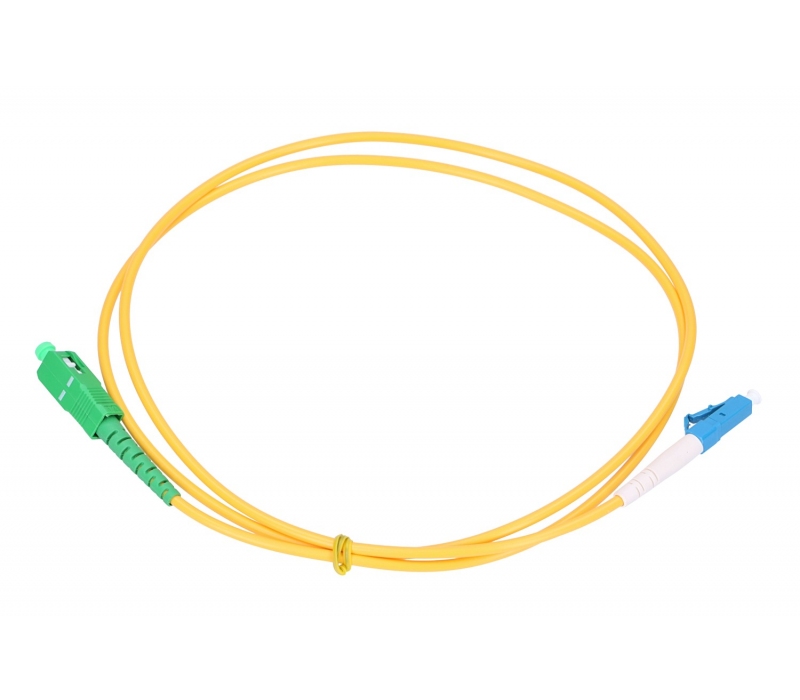 457945 Extralink SC/APC-LC/UPC | Patchcord | Jednomodowy, Simplex, G657A, 3mm, 2m
