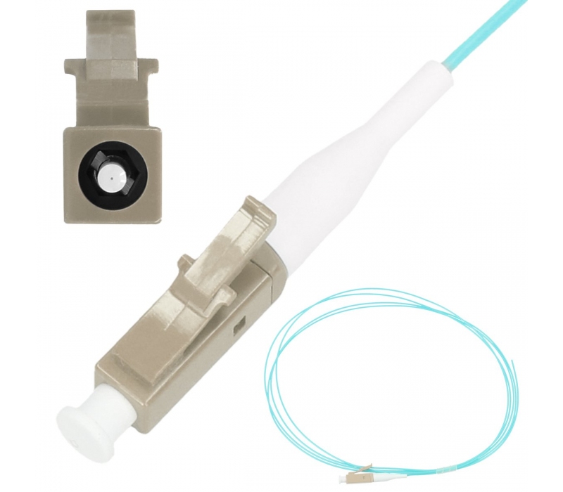 457956 Extralink LC/UPC | Pigtail | Wielomodowy, OM3, 50/125, 2m, Easy strip