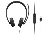 458198 Lenovo Analogowy zestaw słuchawkowy USB-A Stereo Headset Gen 2 4XD1P83425 