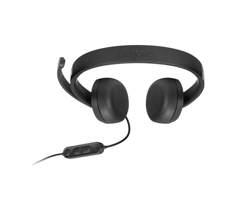 458202 Lenovo Analogowy zestaw słuchawkowy USB-A Stereo Headset Gen 2 4XD1P83425 