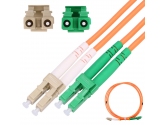458703 Extralink LC/UPC-LC/APC | Patchcord | Wielomodowy, OM2, Duplex, 3mm, 2m