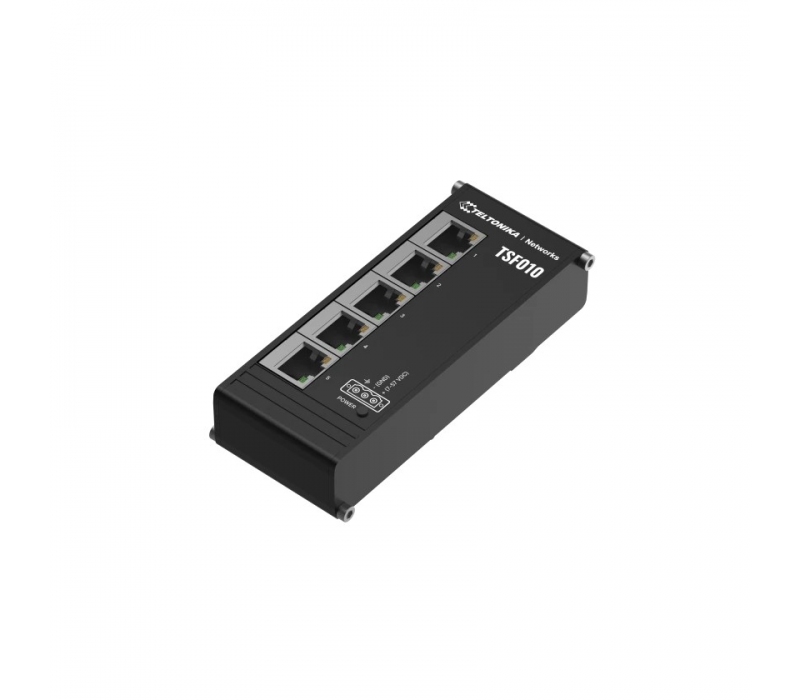 459106 TELTONIKA Przełącznik niezarządzalny Industrial TSF010 flat Ehternet switch  5x10/100 
