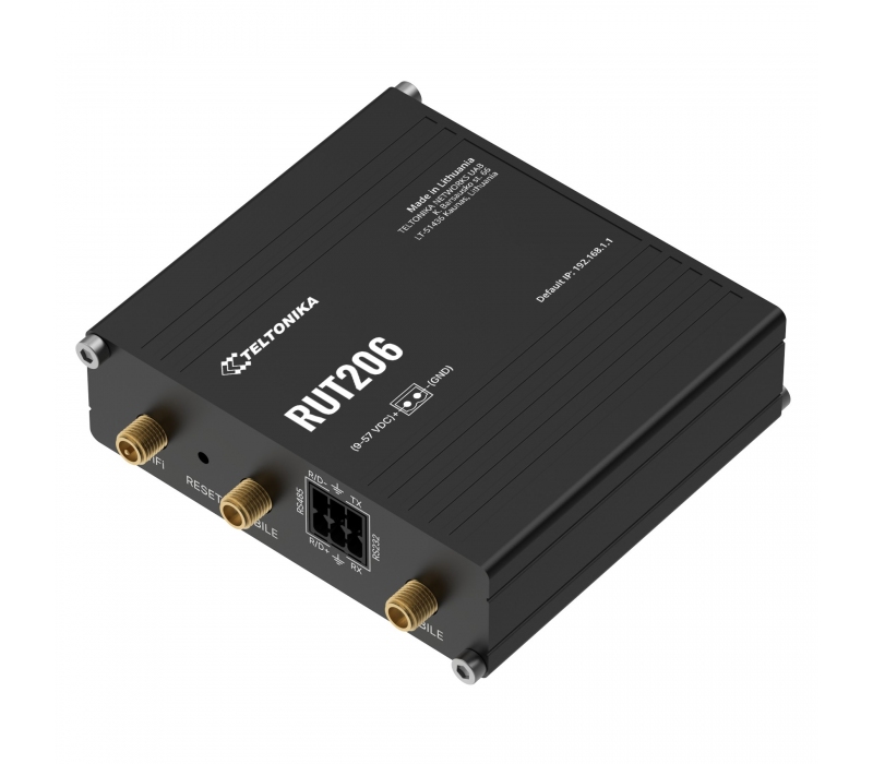459149 TELTONIKA RUT206 INDUSTRIAL 4G ROUTER, RS232 & RS485