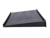 459701 Extralink 1U 350mm Czarna | Półka | 19", do szaf wiszących