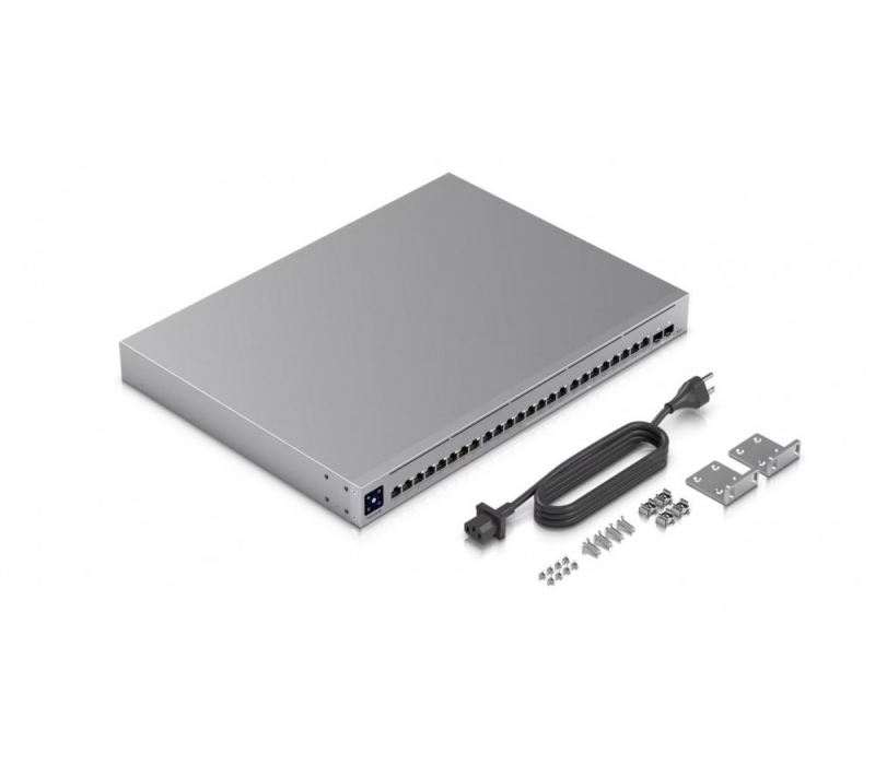 460028 UBIQUITI Przełącznik 12x2.5G 12x1G PoE USW-ENTERPRISE-24-POE 