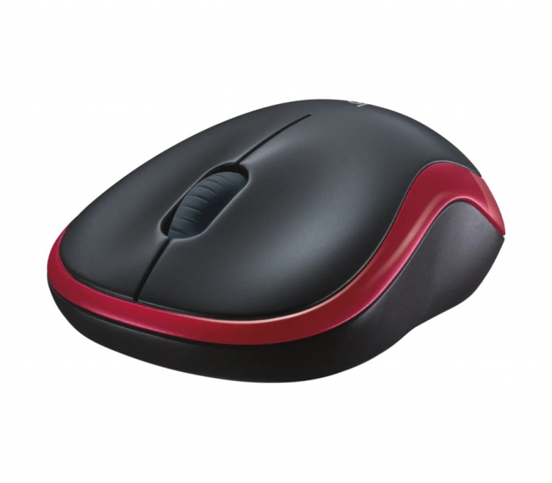 460559 Logitech Mysz LOGITECH M185/ Bezprzewodowa | Czerwona