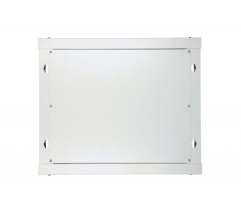 460990 Extralink Szafka wisząca rack 9U 600x600 szara szklane drzwi 