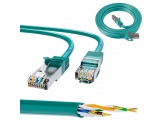 461811 Extralink Kat.6 FTP 0.5m | Patchcord LAN | Miedź Kabel sieciowy skrętka 1Gbit/s