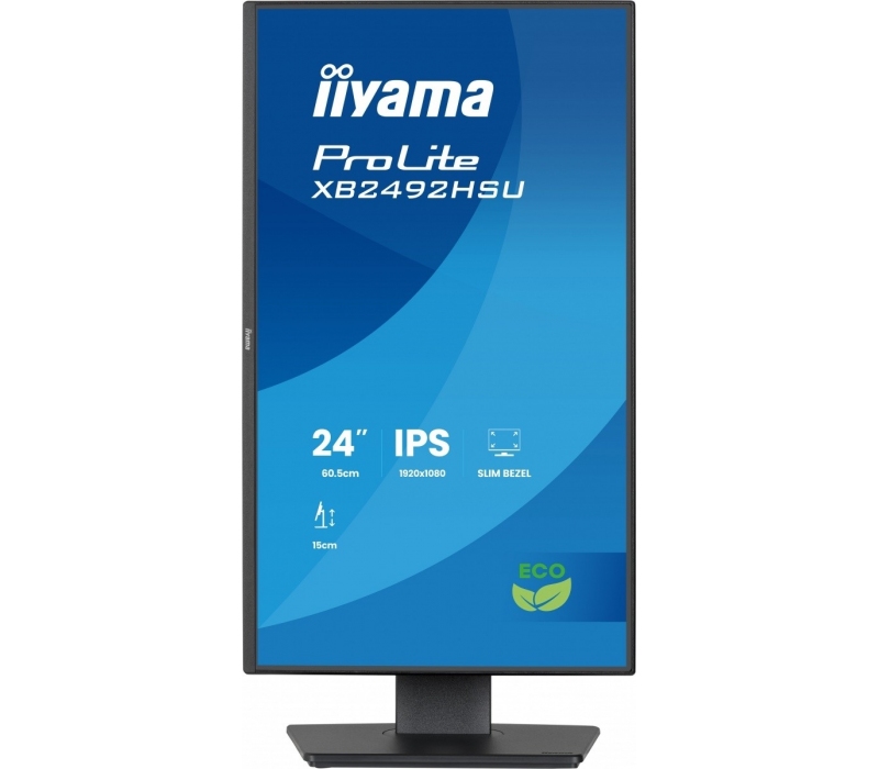 462513 Monitor IIYAMA ProLite/24" Full HD IPS/16:9/120 Hz/HDMI/DP/USB HUB/GŁOŚNIKI/PIVOT/3 lata carry-in